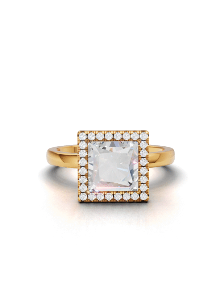 Florina Halo Engagement Ring