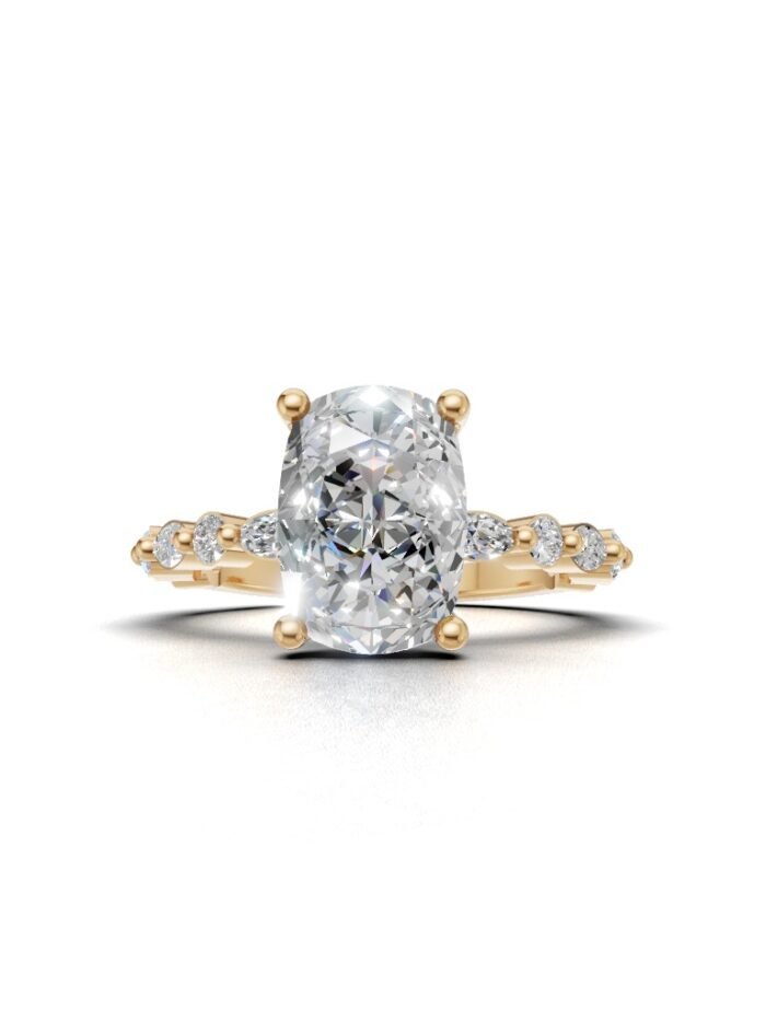 Elysian Diamond Band Engagement Ring