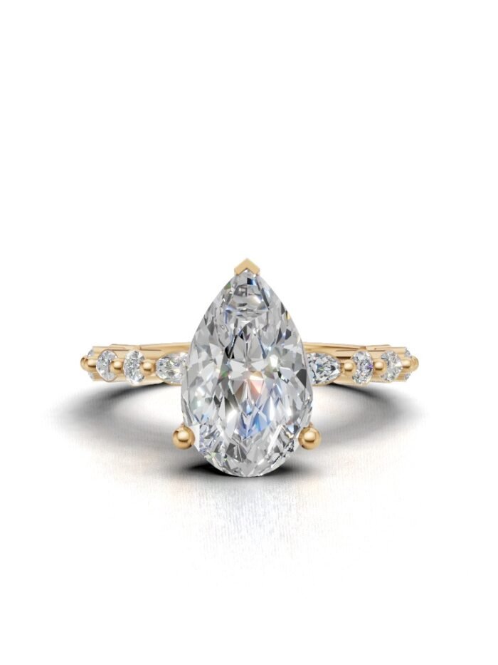 Elysian Diamond Band Engagement Ring