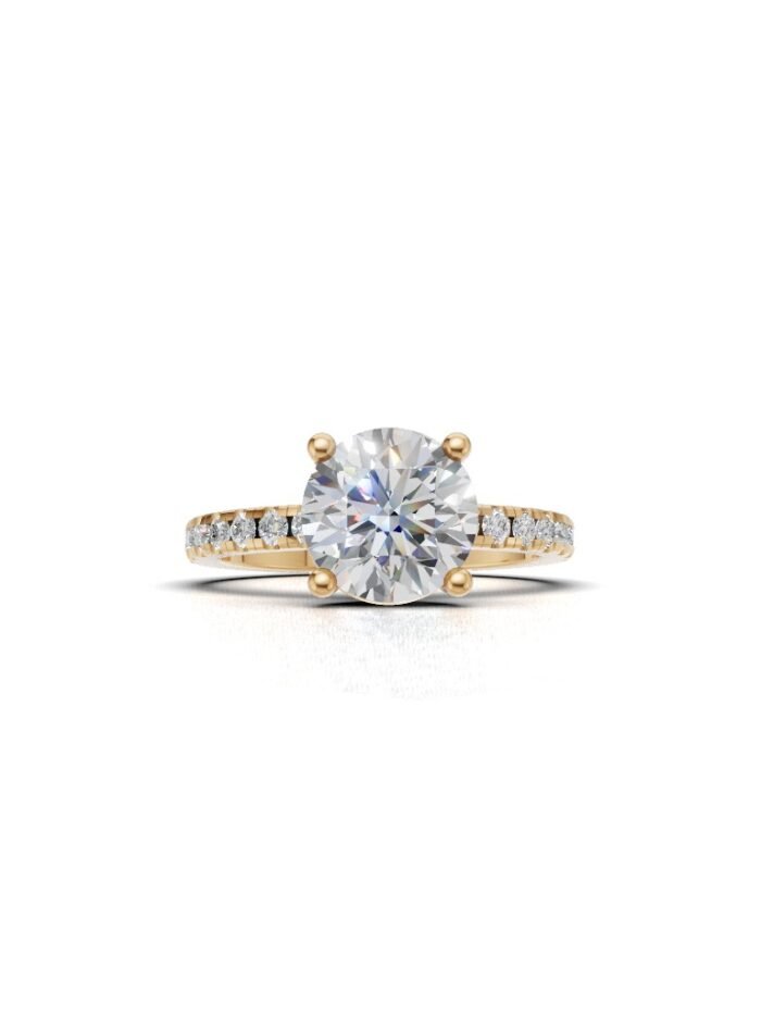 Everglow Pave Engagement Ring