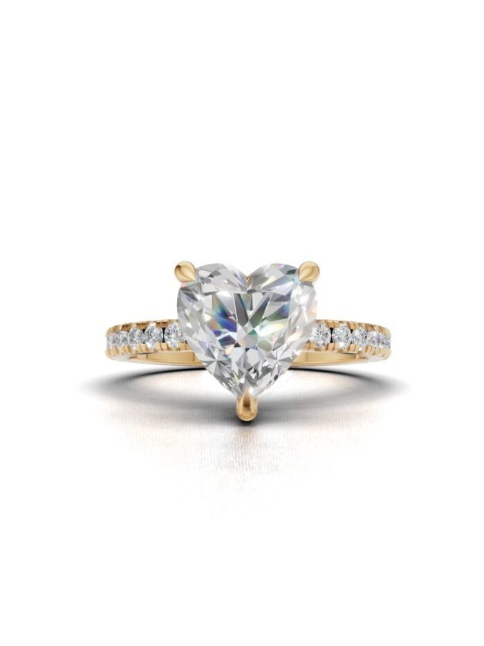 Eclipse Hidden Halo Engagement Ring