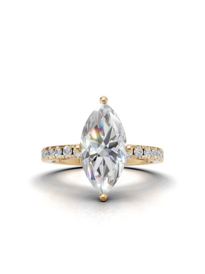 Everglow Pave Engagement Ring