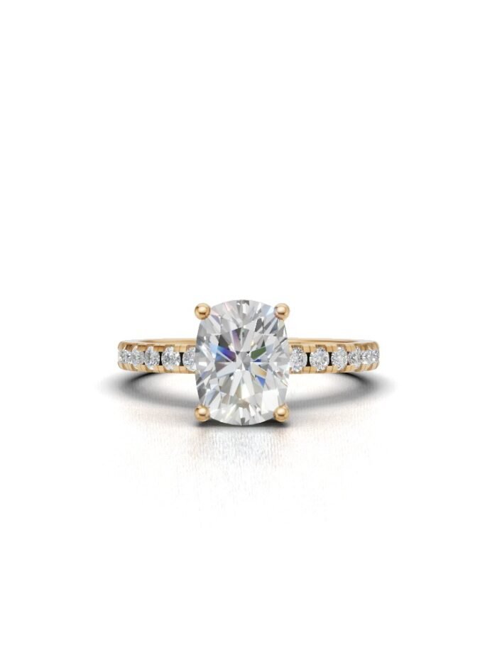 Everglow Pave Engagement Ring