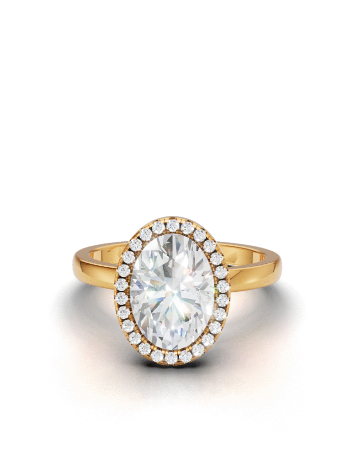 Florina Halo Engagement Ring