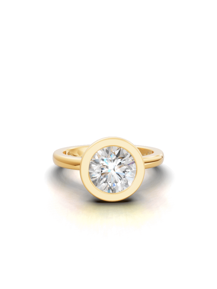 Luna Bezel Engagement Ring