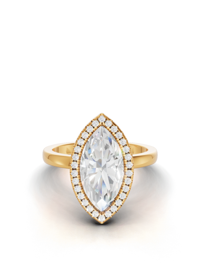 Florina Halo Engagement Ring