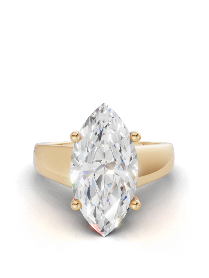 Timeless Curve Solitire Engagement Ring
