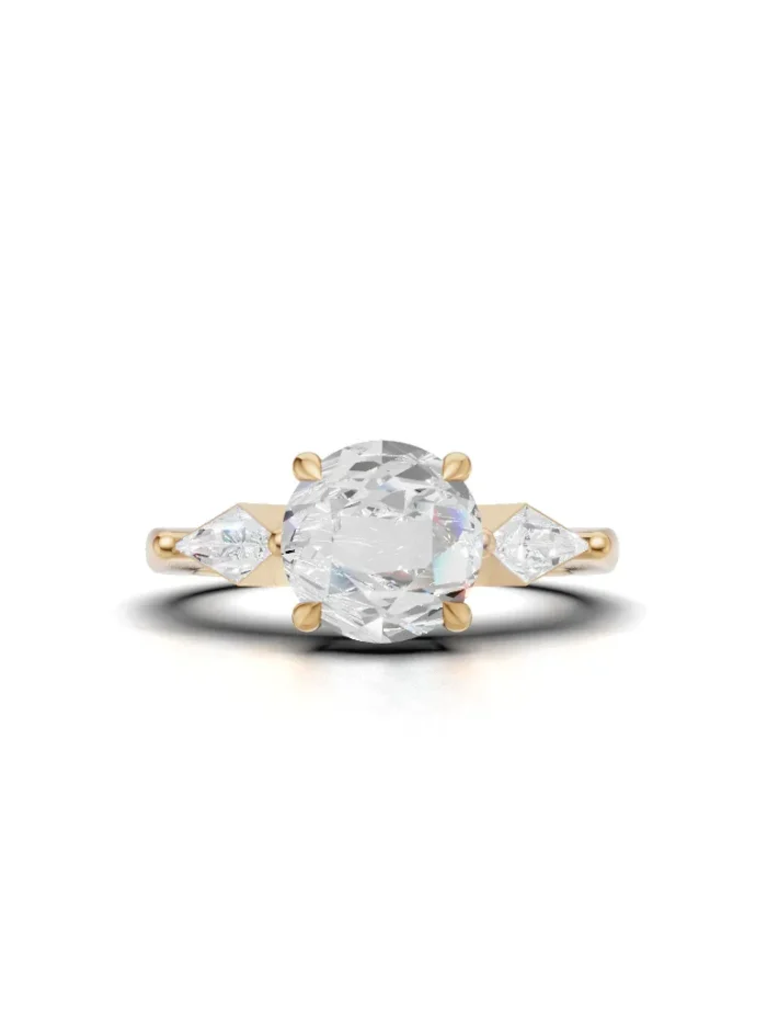 Kite Signature Three-Stone Engagement Ring