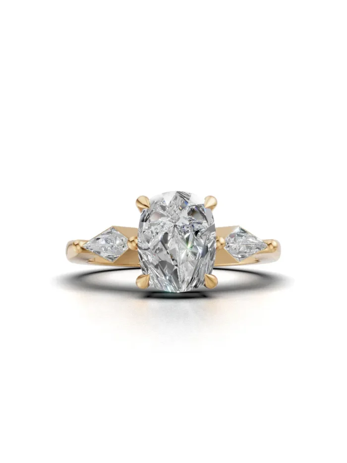 Kite Signature Three-Stone Engagement Ring