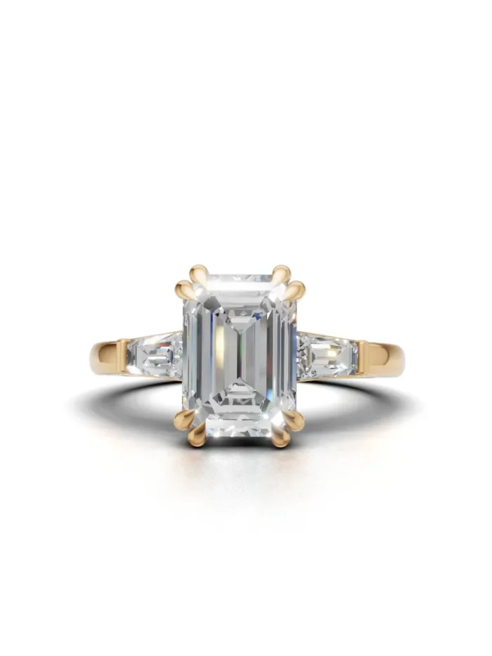 Opula Three-Stone Engagement Ring