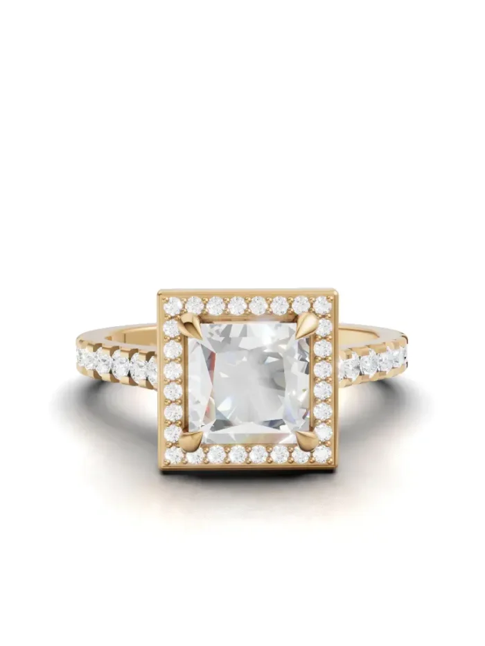 Nadia Halo Engagement Ring