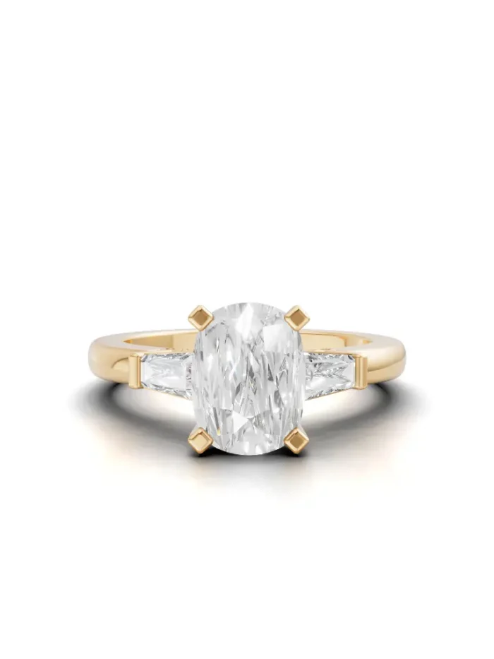 Rosella Diamond Three Stone Engagement Ring