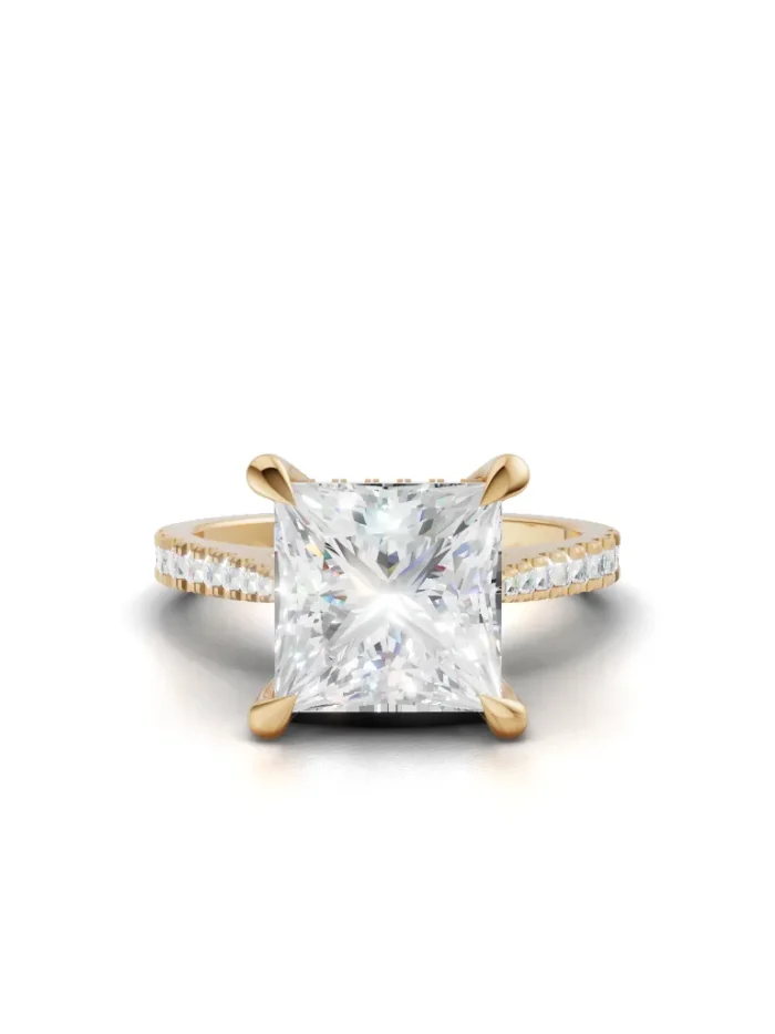 Enchanted Hidden Halo Engagement Ring