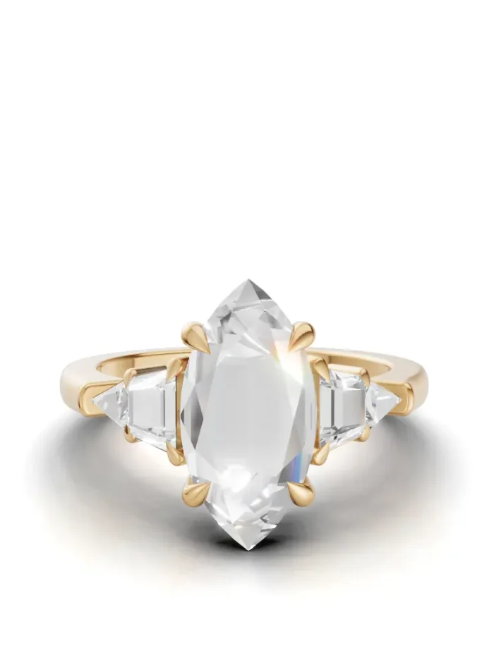 Vexa Trio Three-Stone Engagement Ring