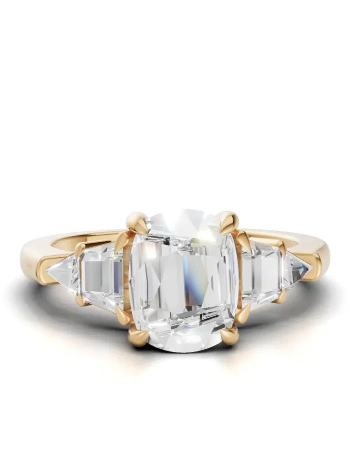 Vexa Trio Three-Stone Engagement Ring