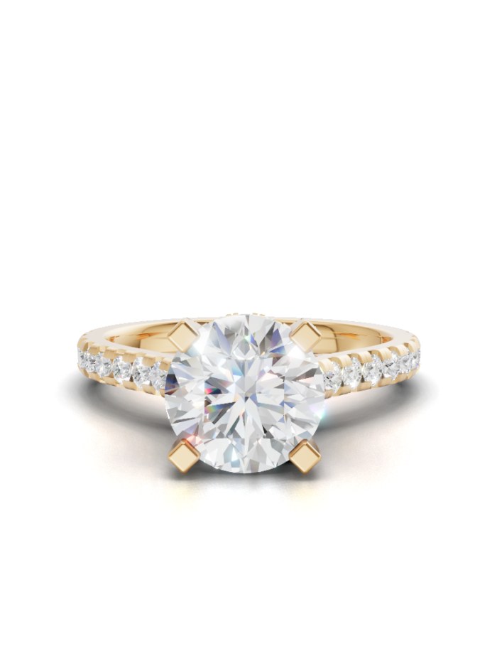 Endless Shine Engagement Ring