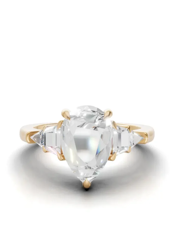 Vexa Trio Three-Stone Engagement Ring