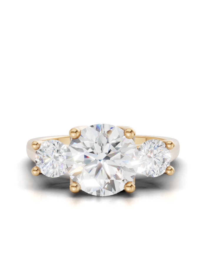 Guardian Three-Stone Engagement Ring