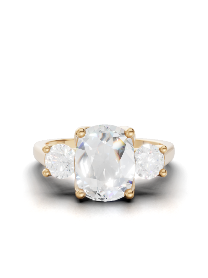Guardian Three-Stone Engagement Ring