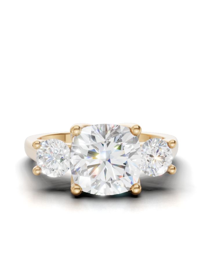 Guardian Three-Stone Engagement Ring