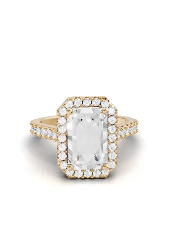 Velvet Halo Diamond Engagement ring