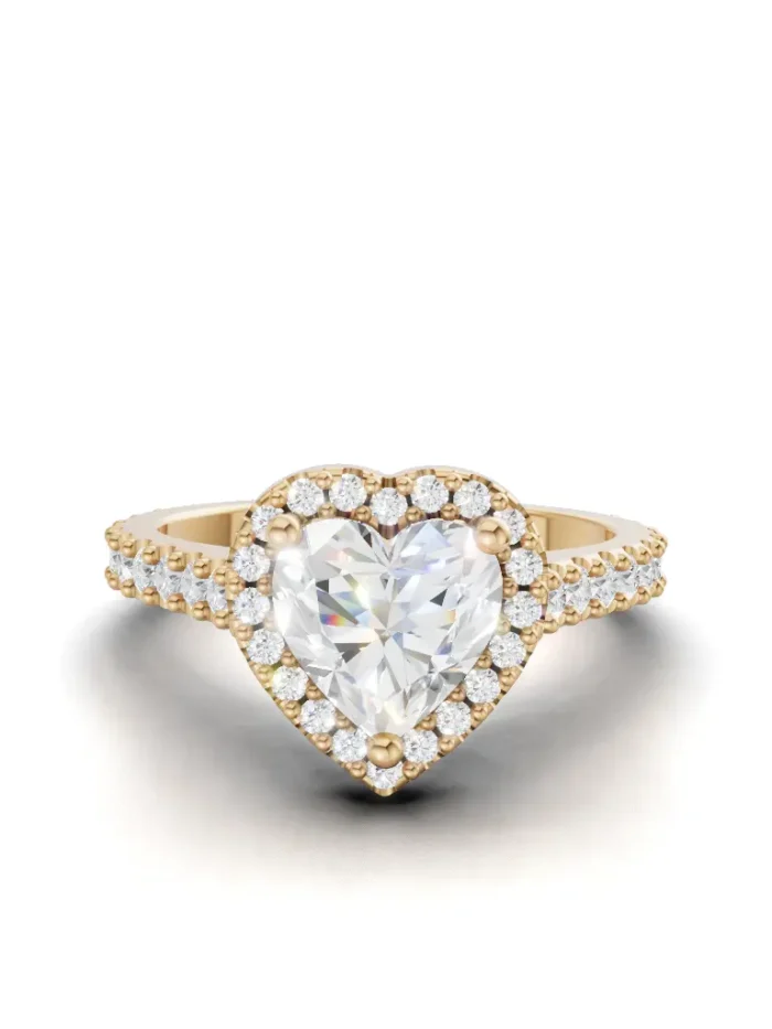 Velvet Halo Diamond Engagement ring