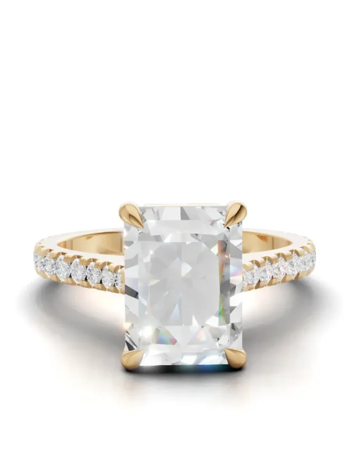 Marcelle Diamond Band Engagement Ring