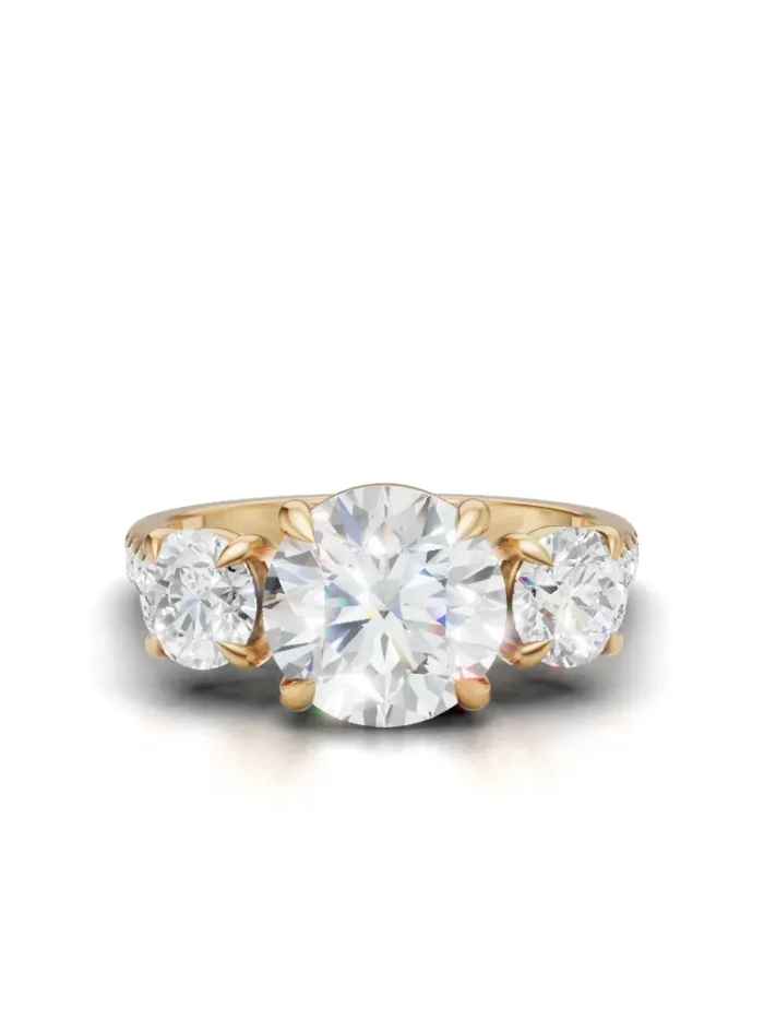 Trinity Three-Stone Engagement Ring