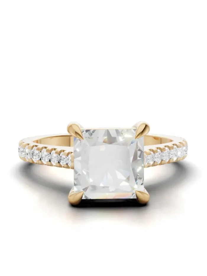 Marcelle Diamond Band Engagement Ring