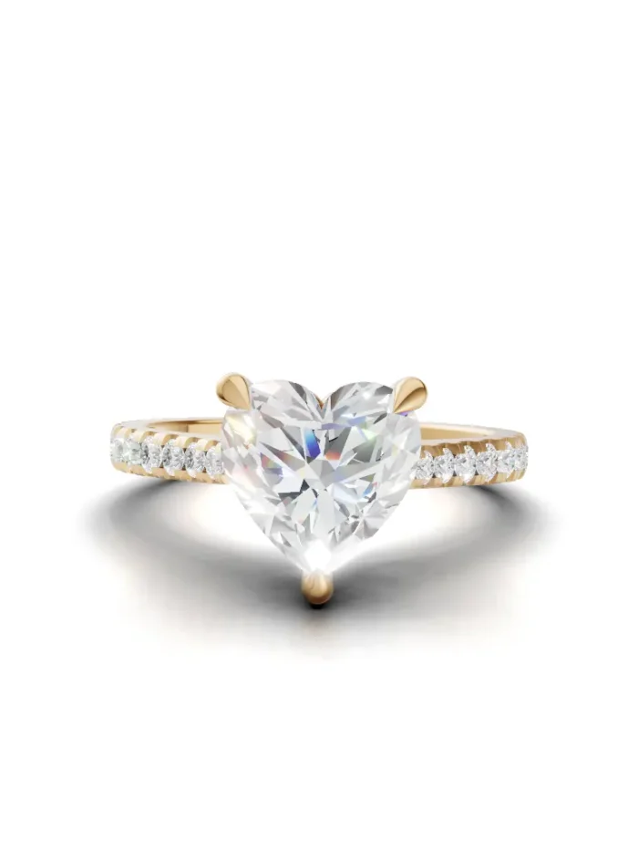 Marcelle Diamond Band Engagement Ring