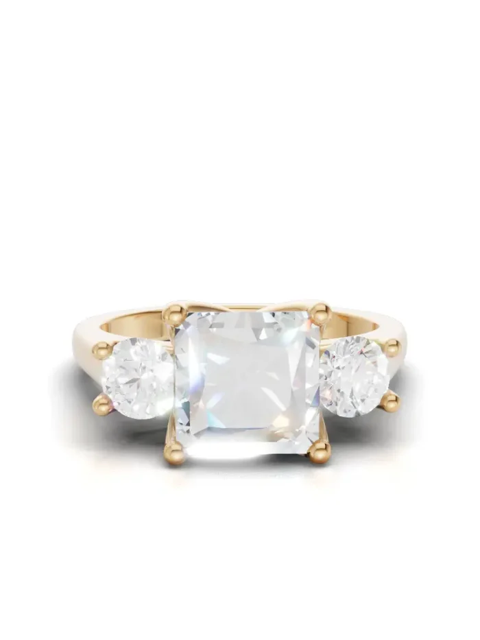 Guardian Three-Stone Engagement Ring