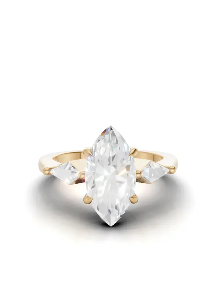 Kite Signature Three-Stone Engagement Ring