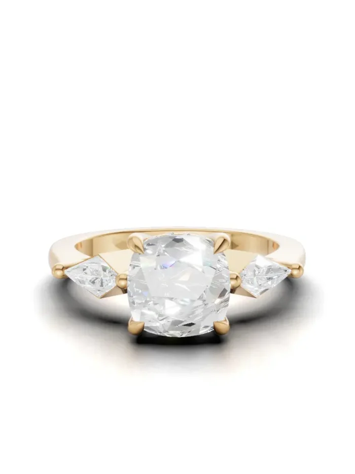 Kite Signature Three-Stone Engagement Ring