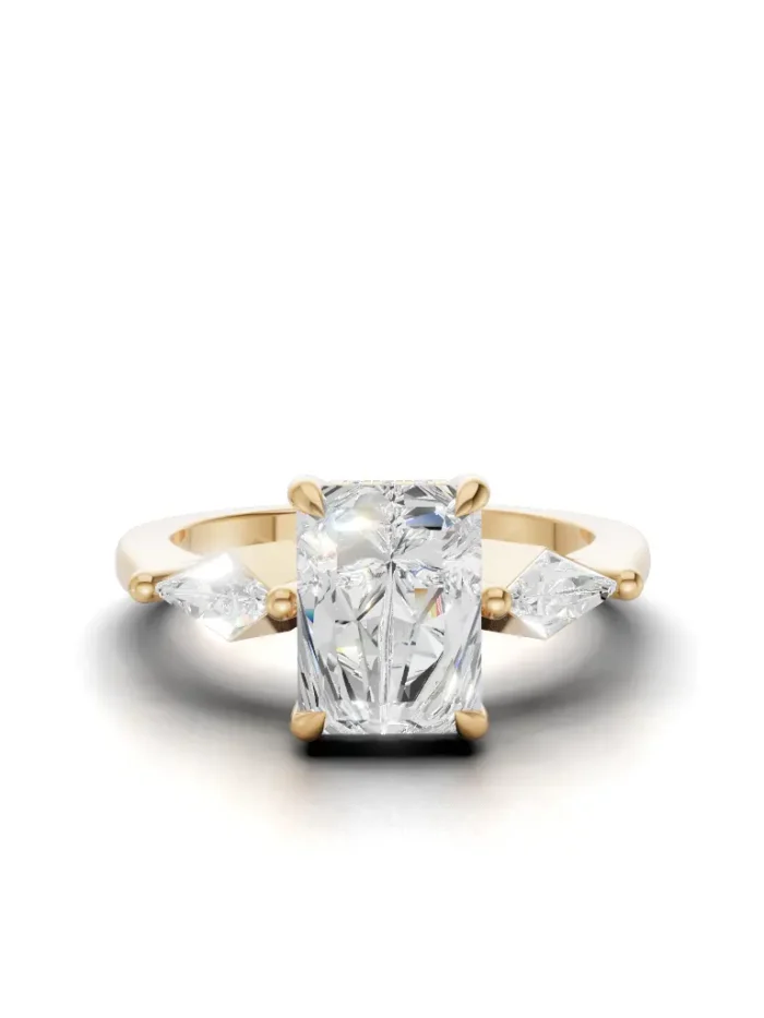 Kite Signature Three-Stone Engagement Ring