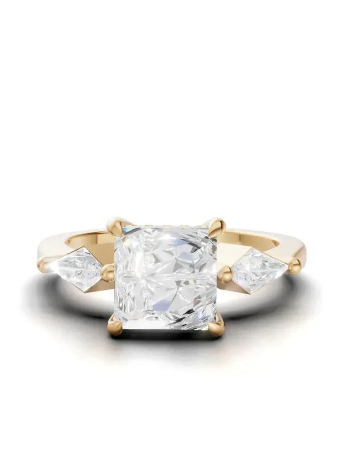 Kite Signature Three-Stone Engagement Ring