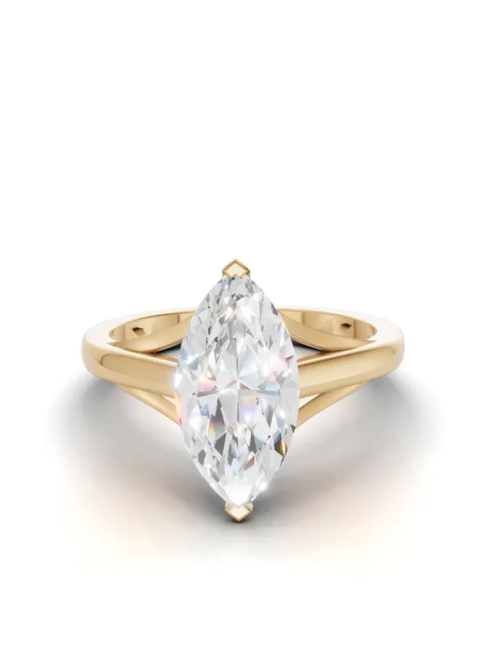 Timeless Split-Shank Solitire Engagement Ring