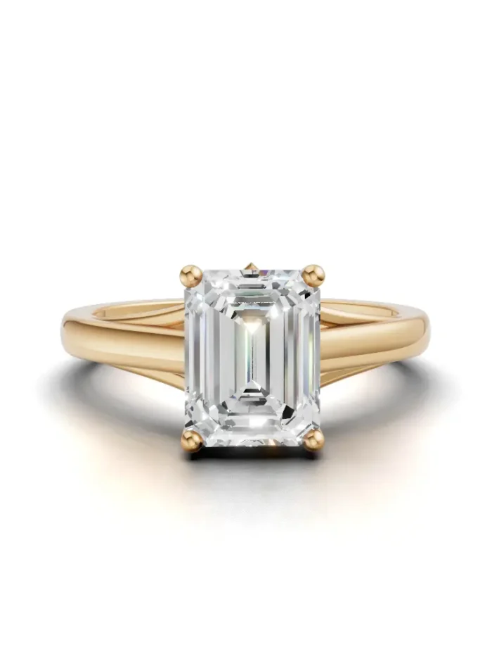 Timeless Split-Shank Solitire Engagement Ring