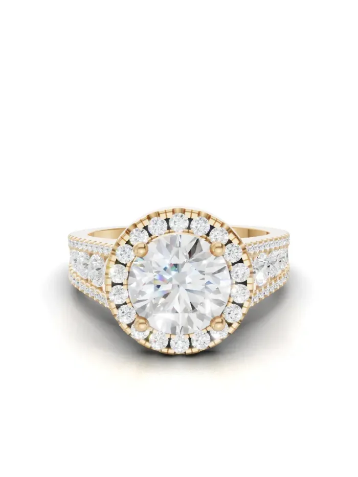 Empress Halo Engagement Ring