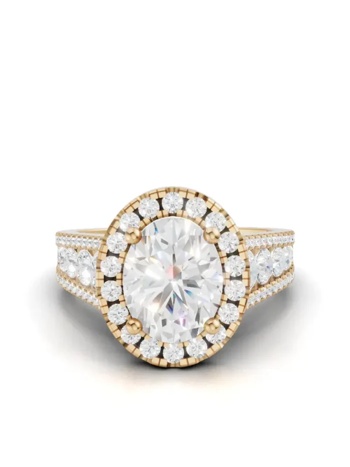 Empress Halo Engagement Ring