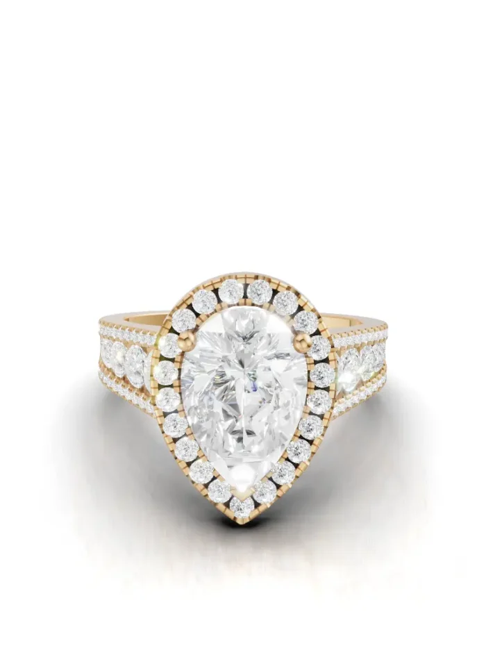 Empress Halo Engagement Ring