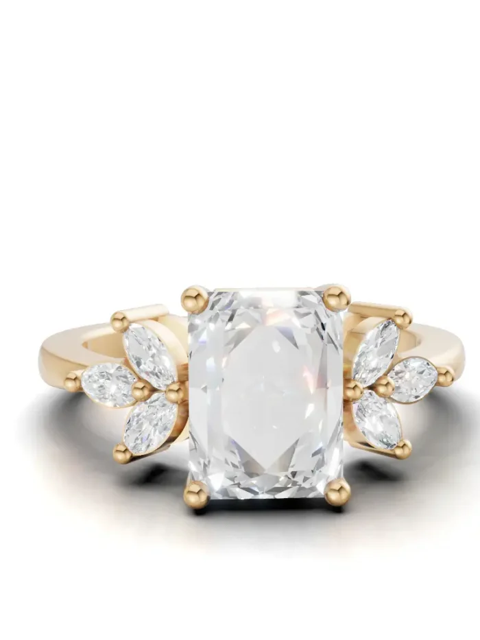 Blossom Cluster Engagement Ring