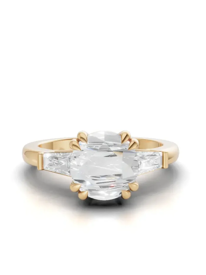 Opula Three-Stone Engagement Ring
