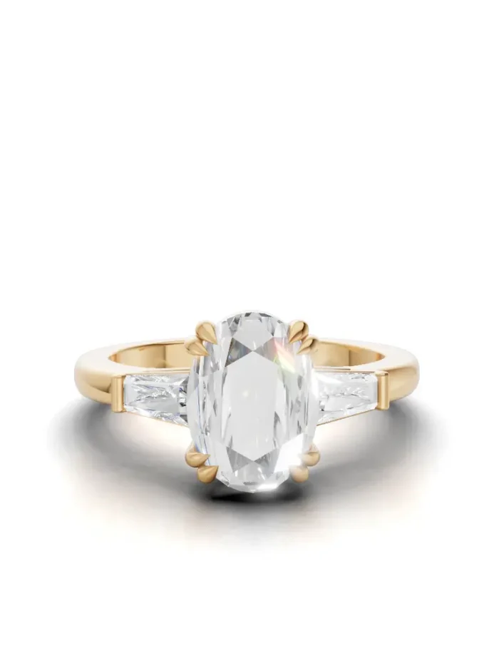 Opula Three-Stone Engagement Ring
