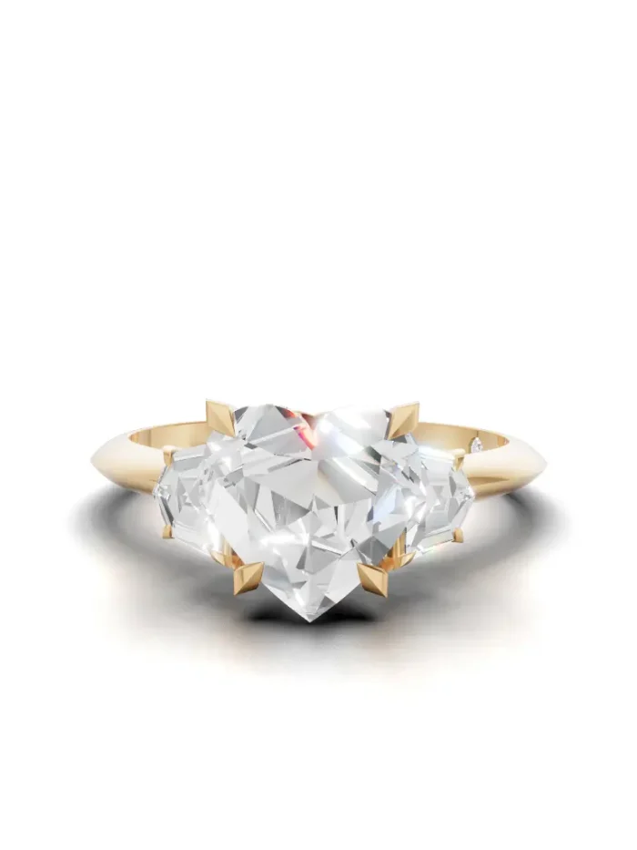 Dragonleaf Nova Elegance Three-Stone Engagement Ring