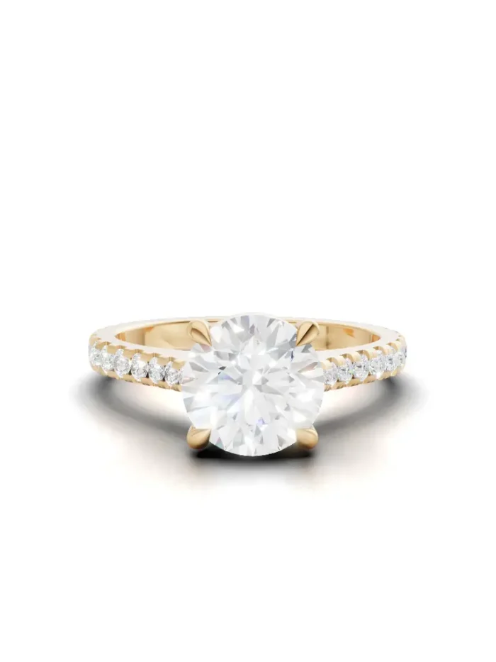 Marcelle Diamond Band Engagement Ring