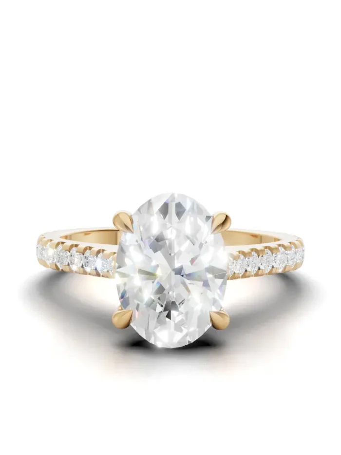 Marcelle Diamond Band Engagement Ring