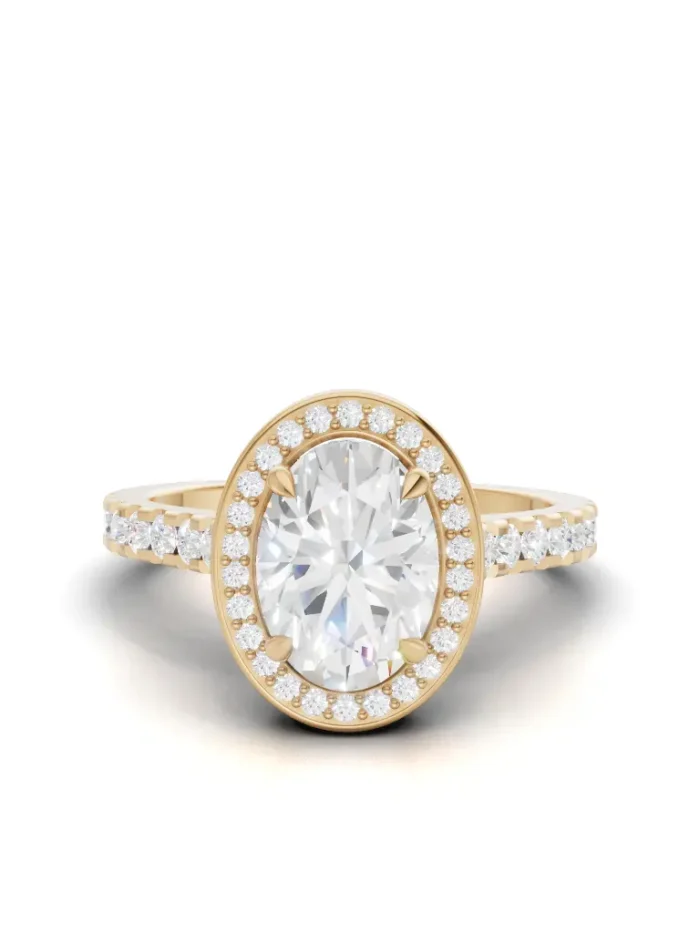 Nadia Halo Engagement Ring