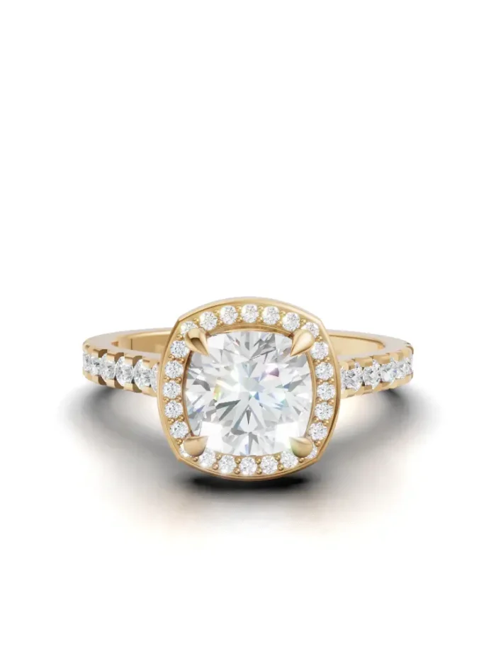 Nadia Halo Engagement Ring