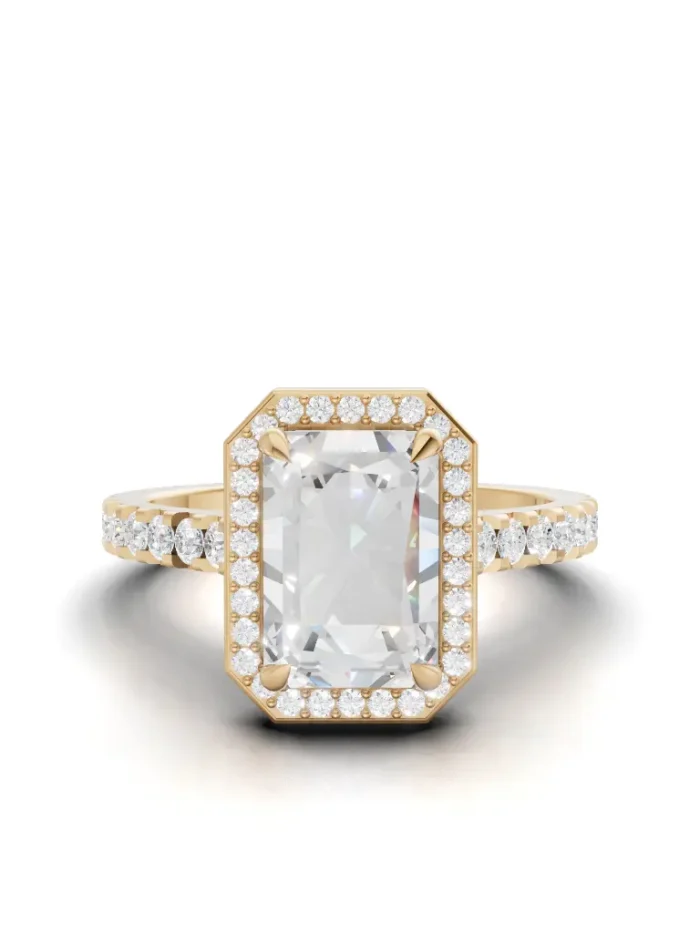 Nadia Halo Engagement Ring