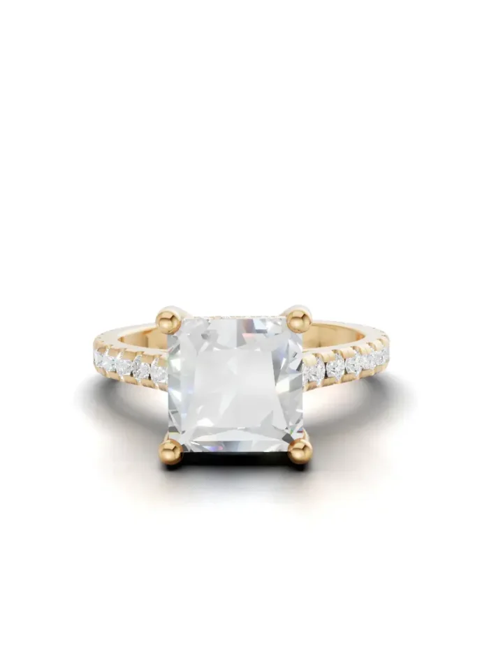 Twilight Eternal Hidden Halo Engagement Ring